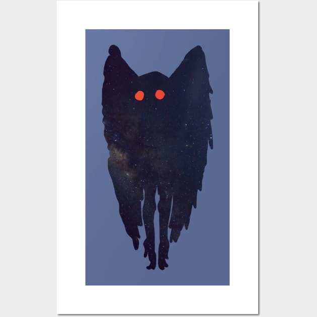 Mothman Wall Art by The Curious Cabinet